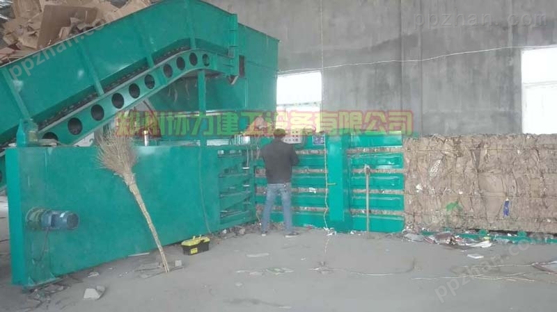 甘肃销售旧纸箱板打包机协力废纸打包机厂家保质保量
